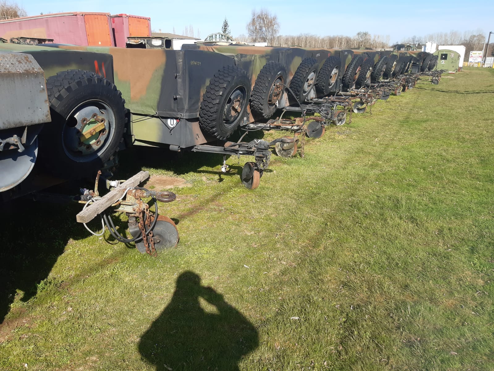 Remorque 1 tonne armée française