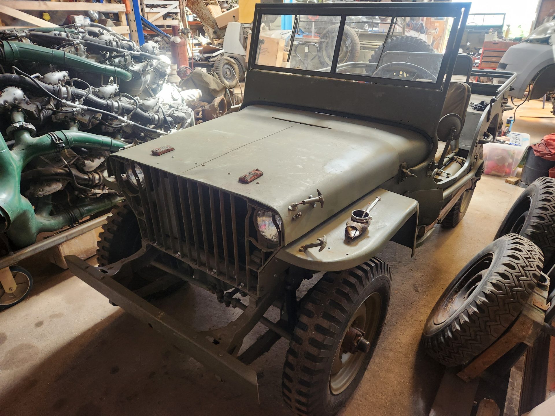 Willys slat grill